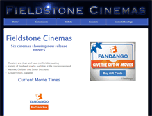Tablet Screenshot of fieldstonecinemas.com